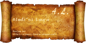 Almási Laura névjegykártya